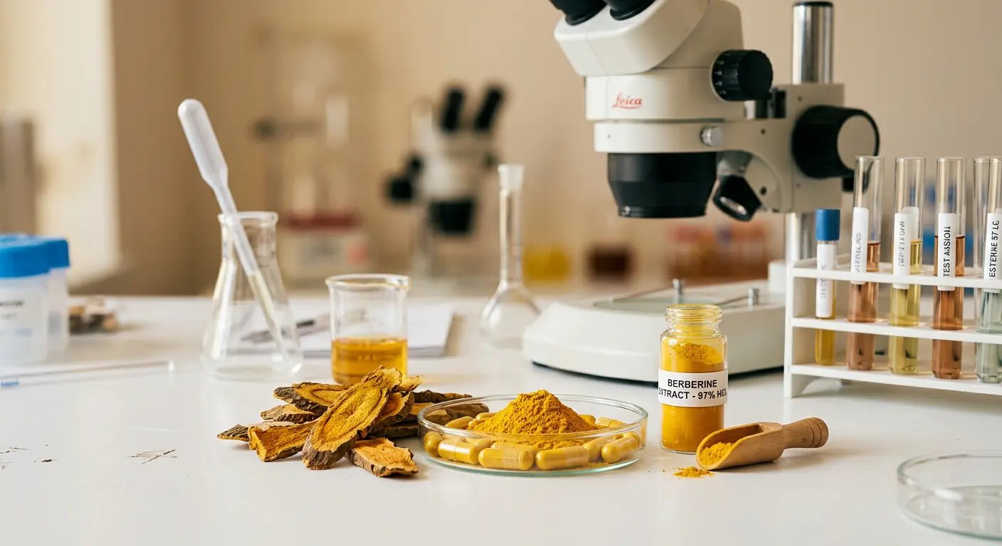 Berberine botanical research